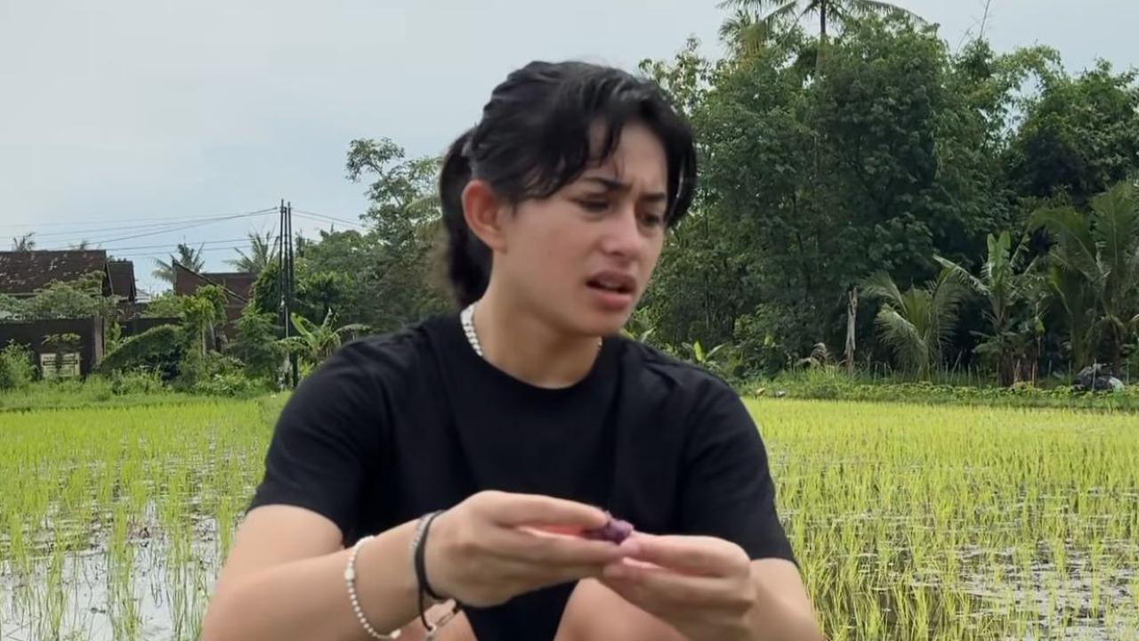 Potret Sintya Marisca Nyemplung ke Sawah Bantu Petani Menanam Padi