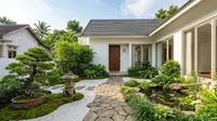 8 Ide Halaman Rumah Bergaya Kebun Desa Jepang dengan Elemen Batu, Air, dan Tanaman