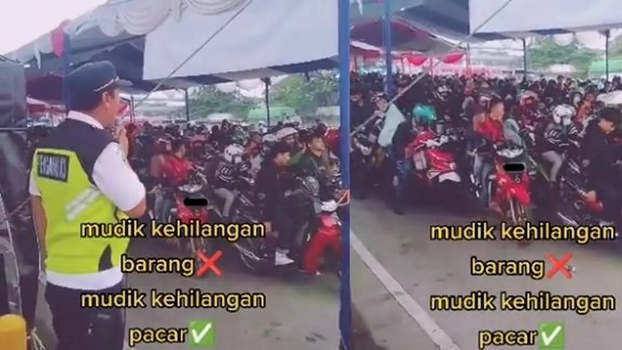 Petugas umumkan seorang pria kehilangan pacar (TikTok/@firmansyah_balfir135)