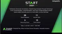 Tokopedia Start Summit 2021 digelar virtual pada 3 Juli 2021 mendatang. (dok Tokopedia)