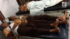 Kejadian ini berawal saat siswa sekolah SMP Al Alaq bersama warga meneduh di kantin sekolah dari guyuran hujan deras disertai petir.