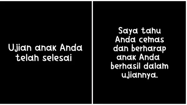 Status Wali Kelas Tentang Nilai Ujian Anak Ini Menyentuh Banget
