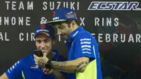 2 Pebalap Suzuki Bicara soal Rossi dan Lorenzo