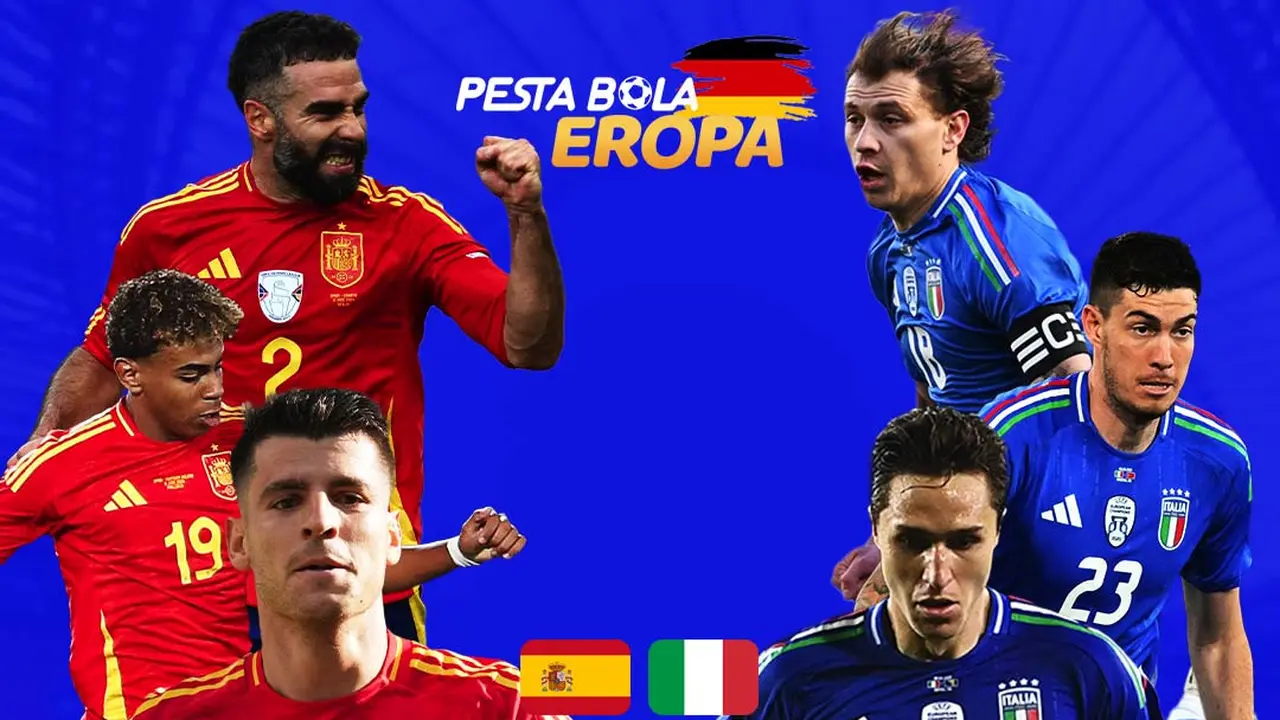 Euro 2024 - Spanyol Vs Italia - Duel Pemain
