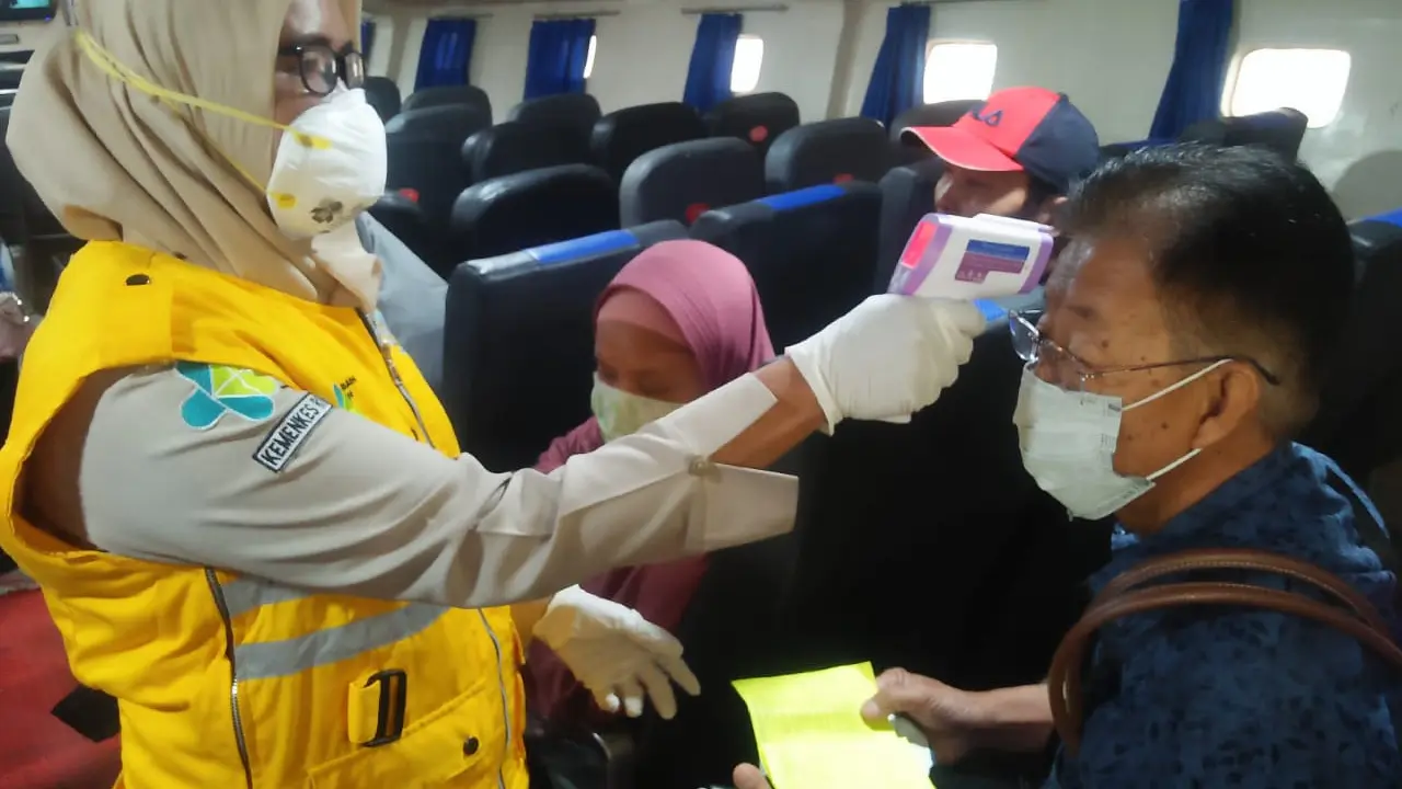 Cegah Penyebaran Virus Corona Pelindo 1 Tingkatkan Upaya Pencegahan dan Pengawasan ke Seluruh Penumpang