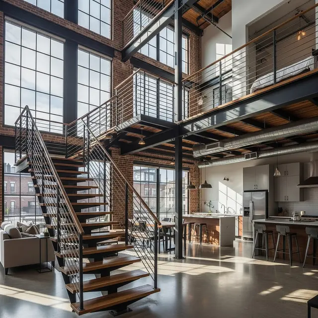 Rumah Kota Minimalis dengan Konsep Industrial Chic