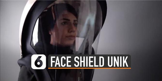 VIDEO: Unik, Desain Face Shield Ini Mirip Helm Astronaut