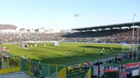 Markas Atalanta, Stadio Atleti Azzurri d'Italia, Bergamo, Italia.