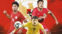 Timnas Indonesia - Kadek Arel, Ikram Al Giffari, Dony Tri Pamungkas (Bola.com/Adreanus Titus)
