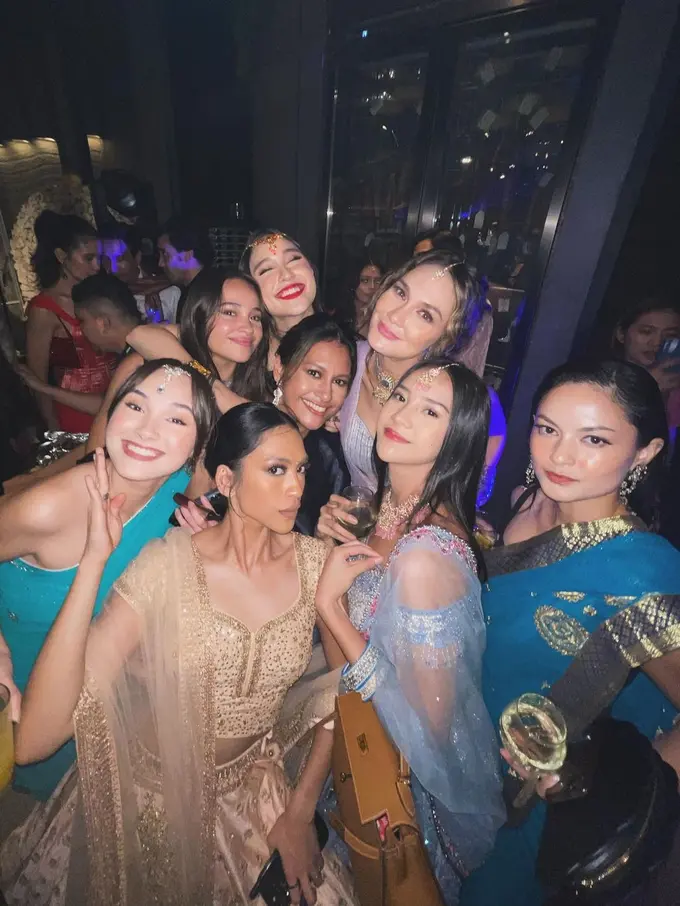 Parade Busana Sari Para Seleb Indonesia Kenakan di Diwali Party, dari Luna Maya, Anya Geraldine hingga Marshanda