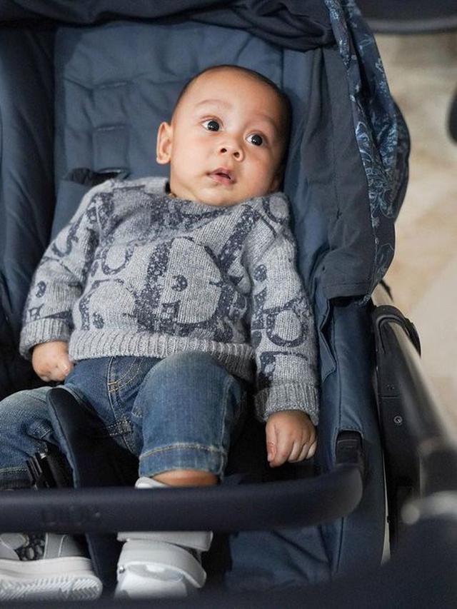 Baby L, anak Lesi dan Billar (Instagram.com/rizkybillar/lestykejora)