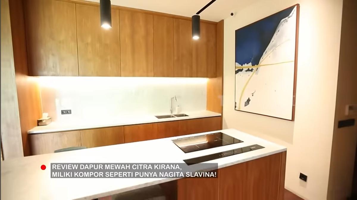 5 Potret Dapur Super Bersih Citra Kirana, Ada Kulkas Tersembunyi Hingga Kompor Miliaran Seperti Nagita Slavina