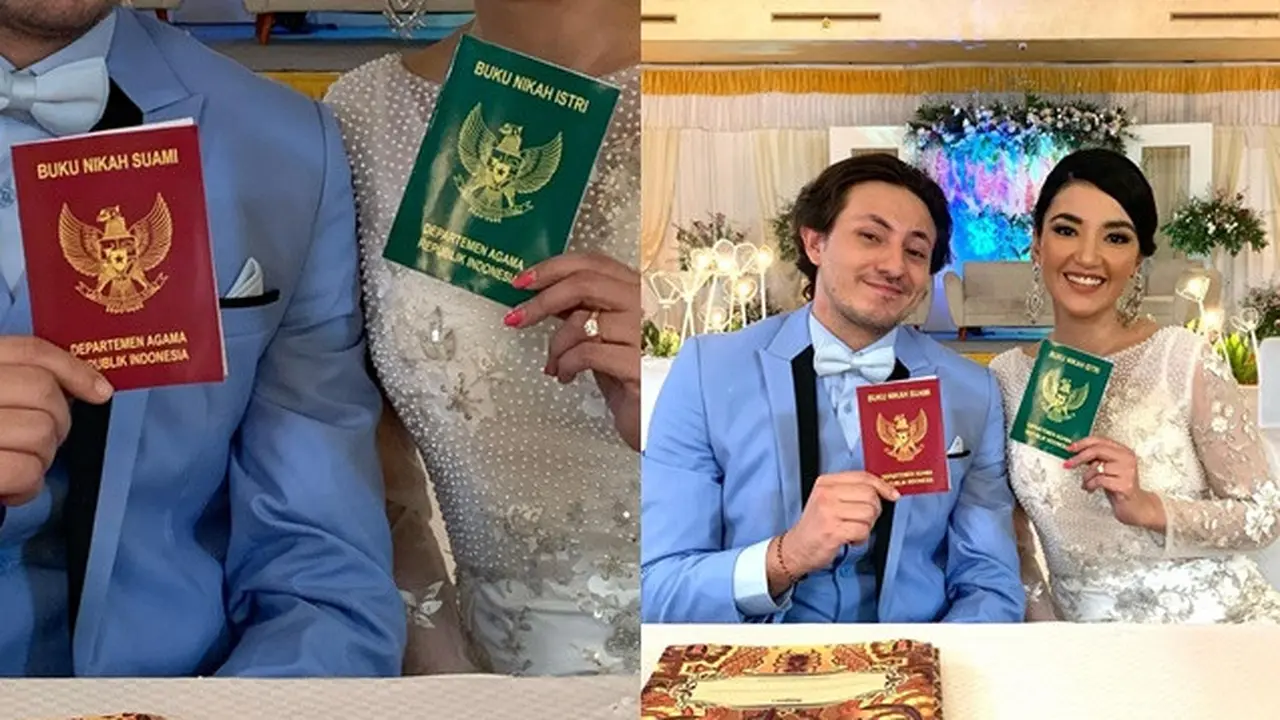 6 Potret Kebersamaan Tsania Marwa dan Dylan Carr, Pamer Buku Nikah