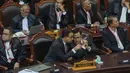 Tim Nasional Anies-Muhaimin dan Tim Hukum Nasional (THN) AMIN akan segera memberikan pernyataan terkait dengan putusan tersebut. (Liputan6.com/Angga Yuniar)