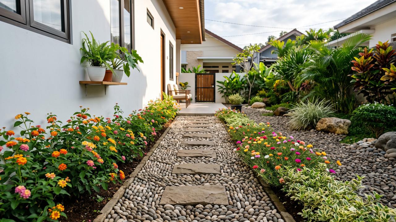 Gravel Garden untuk Sudut Rumah