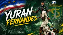 Bek asal Tanjung Verde, Yuran Fernandes menjadi sosok penting di balik langkah Persebaya pada Piala Presiden 2026. (Photo Bola.com/Graphic Generated AI)