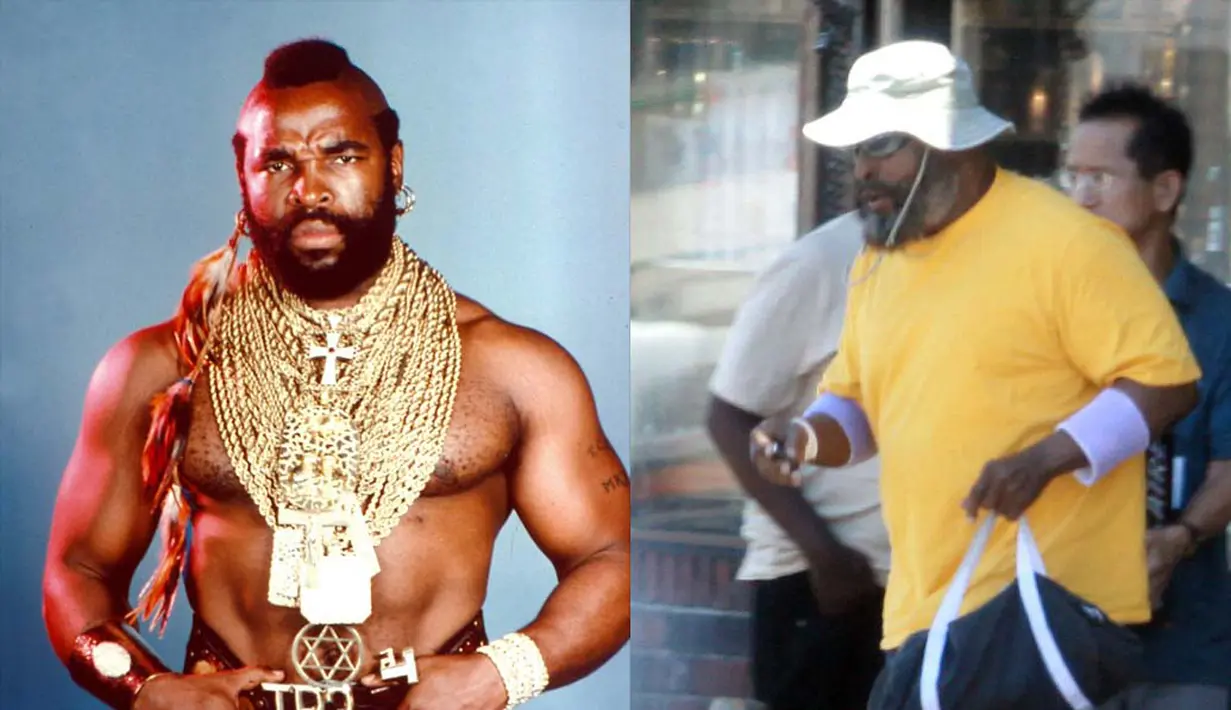 Mr. T berperan sebagai Sersan B. A. Baracus dalam serial televisi The A-Team (Dailymail)