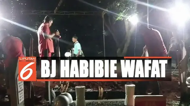 Almarhum BJ Habibie akan menempati area pemakaman Blok M nomor 120.