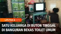 Terhimpit masalah ekonomi, satu keluarga di Kabupaten Buton, Sulawesi Tenggara yang tak punya tempat untuk berteduh, terpaksa tinggal di bangunan bekas toilet umum. Pahitnya hidup membuat keluarga ini tinggal di toilet selama 5 tahun.