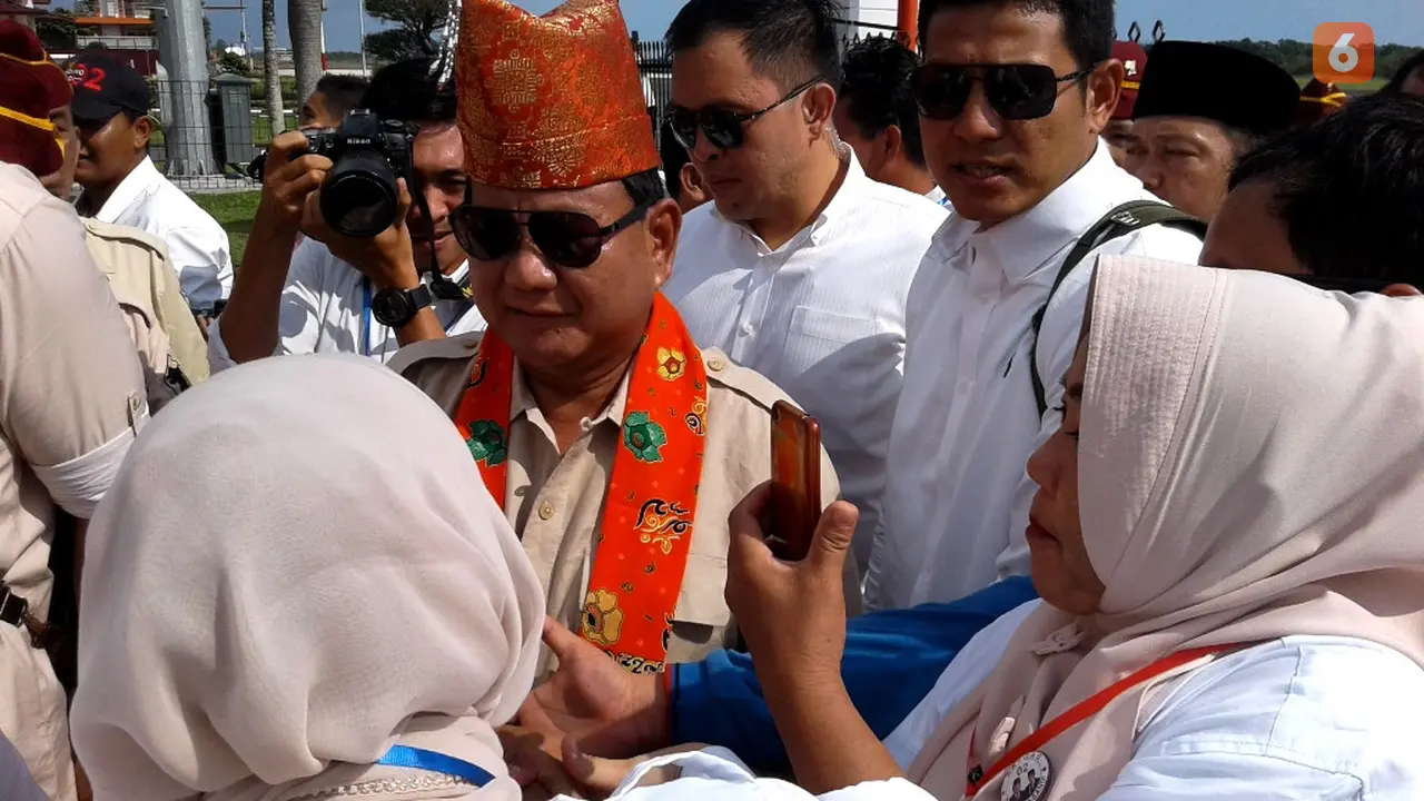 Prabowo Minta Pendukungnya Di Bengkulu Awasi Pemilih Hantu