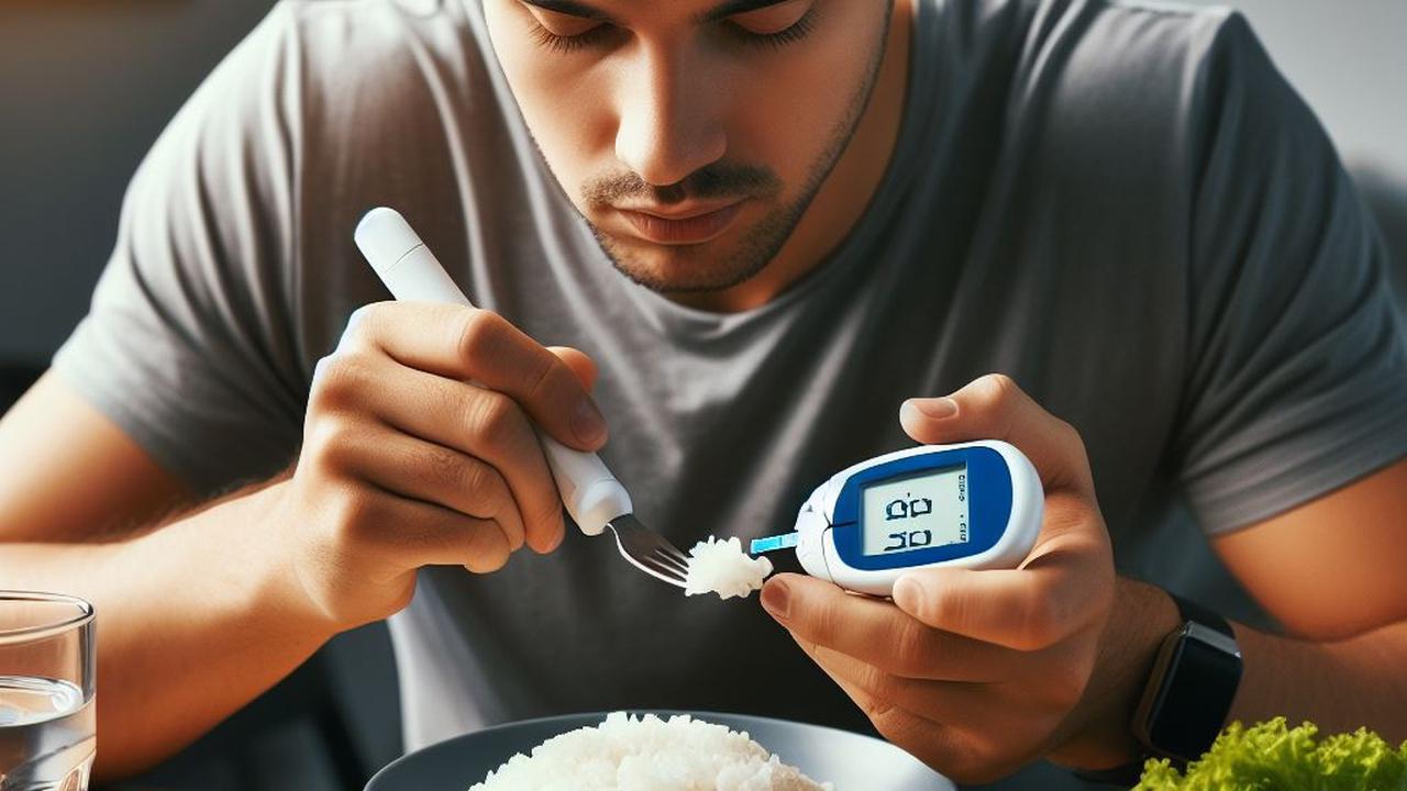 Ilustrasi Penderita Diabetes Makan Nasi Putih