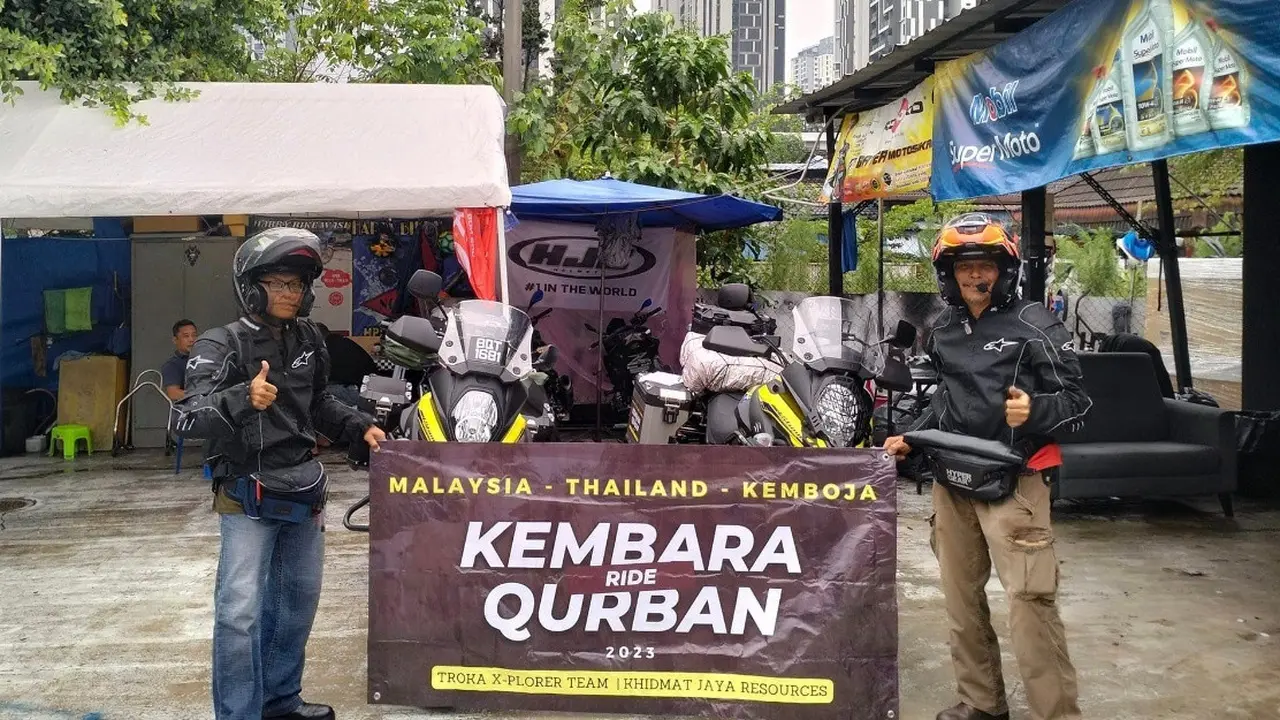 Kakak-Adik Ini Rayakan Idul Adha Keliling Tiga Negara, Tempuh 5.000 Km Pakai Motor
