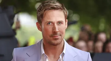 Ryan Gosling dalam premier The Gray Man di London, Selasa (19/7/2022). (Foto: Vianney Le Caer/Invision/AP)