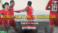 AFC U-19 Korea Selatan Vs Indonesia_2 (Bola.com/Adreanus Titus)