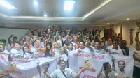 Relawan buruh sahabat Jokowi mendeklarasikan dukungan di Kepulauan Riau. (Istimewa)