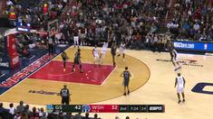 Berita video game recap NBA 2017-2018 antara Golden State warriors melawan Washington Wizards dengan skor 109-101.