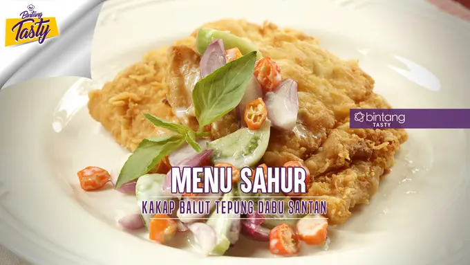 [Bintang] Menu Sahur Kakap Balut Tepung Dabu Santan