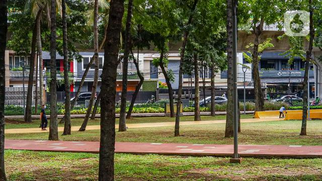 FOTO: RTH Jakarta Sudah Mulai Dibuka