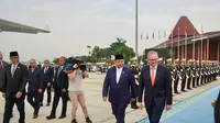 Menko Perekonomian Airlangga Lepas Kepulangan PM Australia Albanese