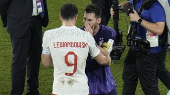 Piala Dunia 2022: Messi Ogah Bocorkan Percakapannya dengan Lewandowski usai Polandia vs Argentina