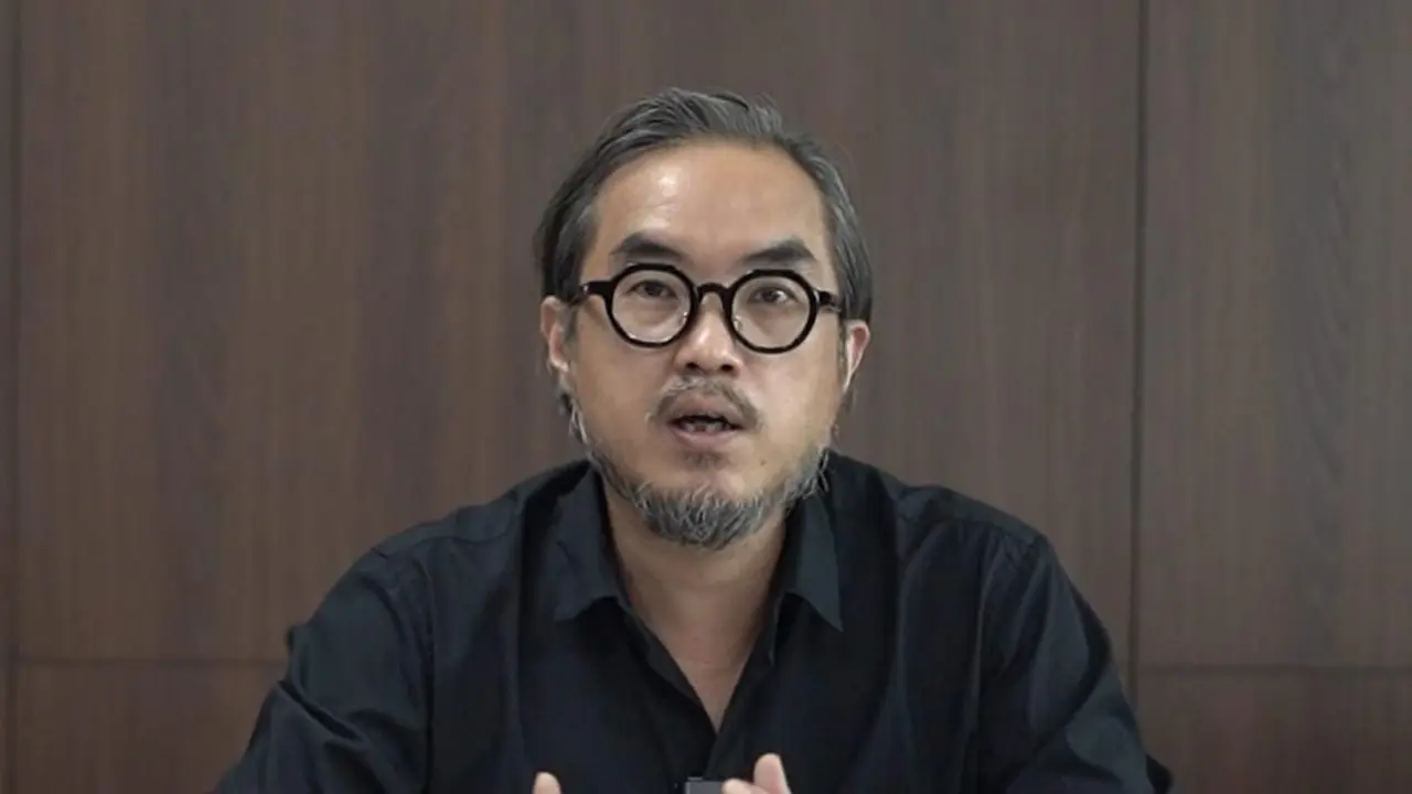 Direktur Utama Smesco Leonard Theosabrata menjelaskan mengenai  acara Telkomsel Pasar Nusa Dua, di Nusa Dua, Bali. (Dok Smesco)