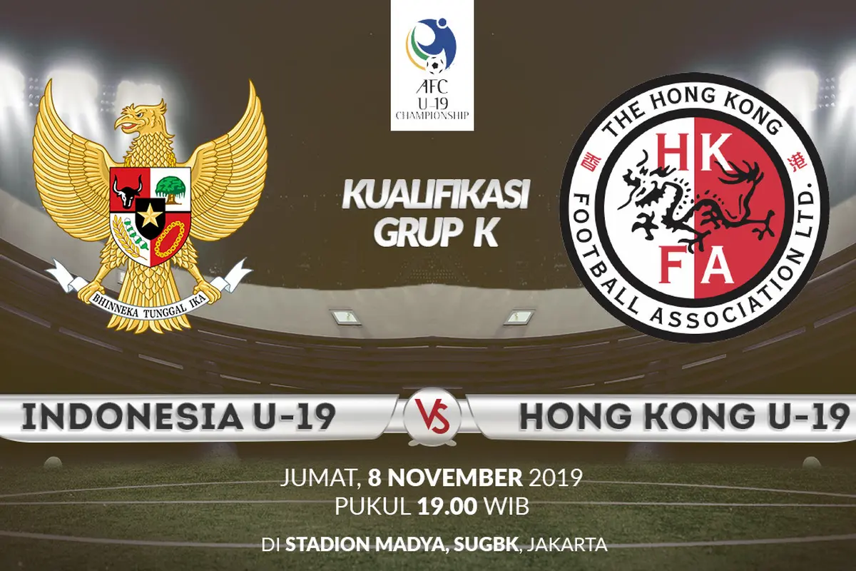 Indonesia U-19 vs Hong Kong U-19