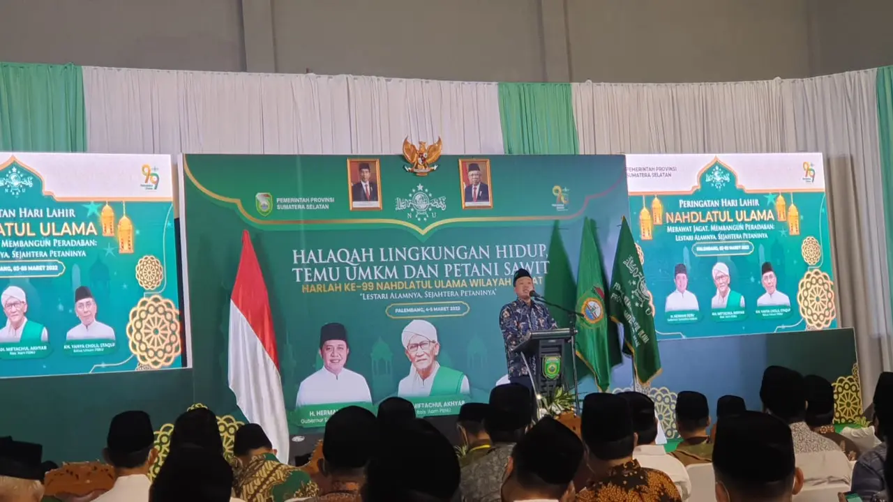 Halaqah Lingkungan Hidup, Temu UMKM dan Petani Sawit di GOR Dempo Jakabaring Sport City (JSC), Palembang. (Istimewa)