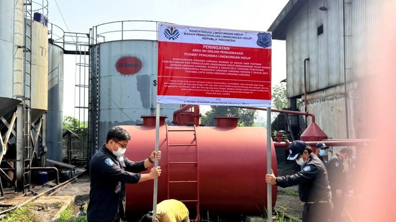 Deputi Gakkum KLH/BPLH Segel PT BPE di Tangerang Akibat Pelanggaran Lingkungan Serius