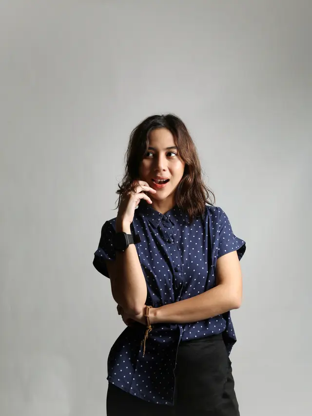 [Fimela] Adinda Thomas Visit Film KKN