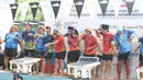 Peserta yang hadir juga beragam mulai dari keluarga, komunitas hingga perusahaan. Khusus untuk nomor pertandingan Family Relay, semua peserta diwajibkan memiliki hubungan darah. (Dok. Akuatik Indonesia)