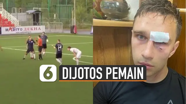 VIDEO: Viral Pemain Jotos Wasit Hingga Masuk Rumah Sakit