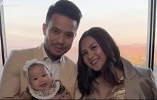 Penampilan Jessica Mila di Pernikahan Clarissa Tanoe di AS: Baby Kyarra Juga Modis!
