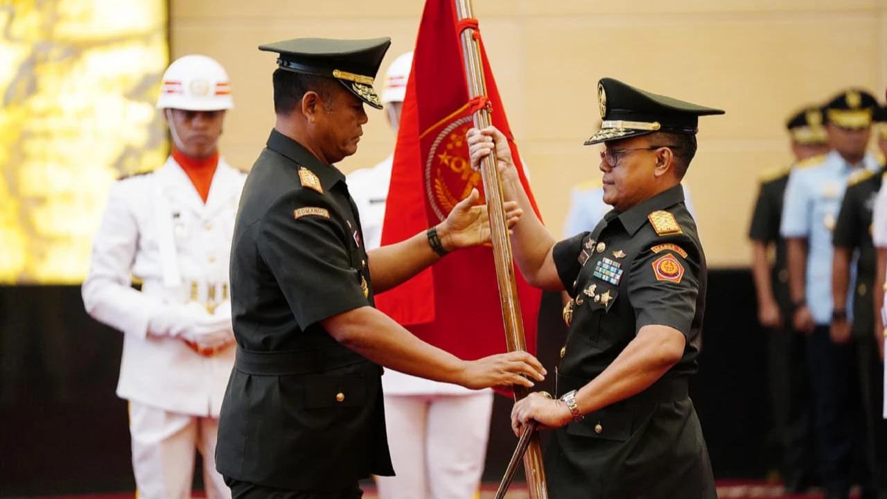 Pimpin Sertijab Pati TNI, Wapang Harap Perkuat Organisasi dalam Hadapi Tantangan ke Depan