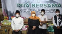 Gubernur Jatim Khofifah tahlil dan doa bersama untuk korban Semeru erupsi. (Foto: Instagram khofifah.ip)