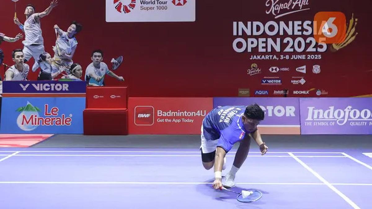 Foto: Tampil Meyakinkan, Alwi Farhan Singkirkan HS Prannoy dari Indonesia Open 2025