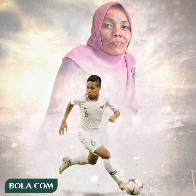 Timnas Indonesia - Evan Dimas dan Ibunya