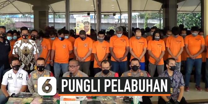 VIDEO: Preman Pelaku Pungli di Pelabuhan Digulung Polisi