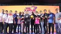 Acara jumpa pers Proliga 2020 di kantor PBVSI, Pancoran, Jakarta, Rabu (15/1/2029). (foto: PBVSI)