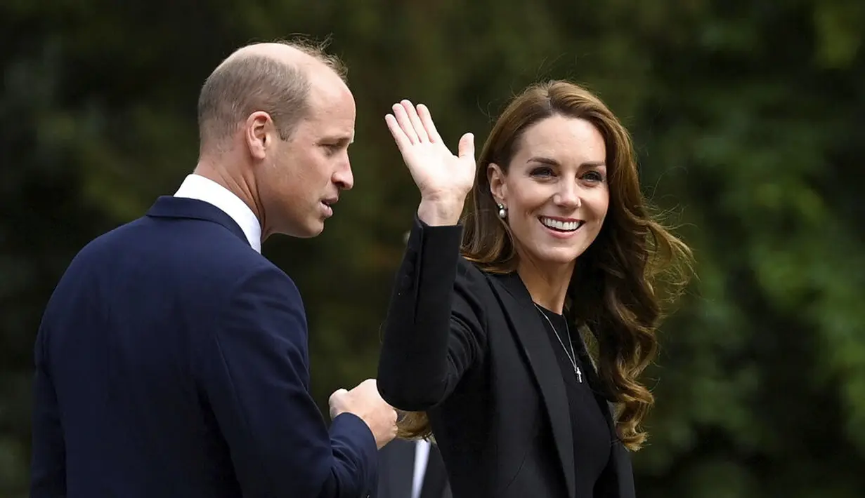 Pangeran William dan Kate Middleton. (Foto: Toby Melville/Pool via AP)