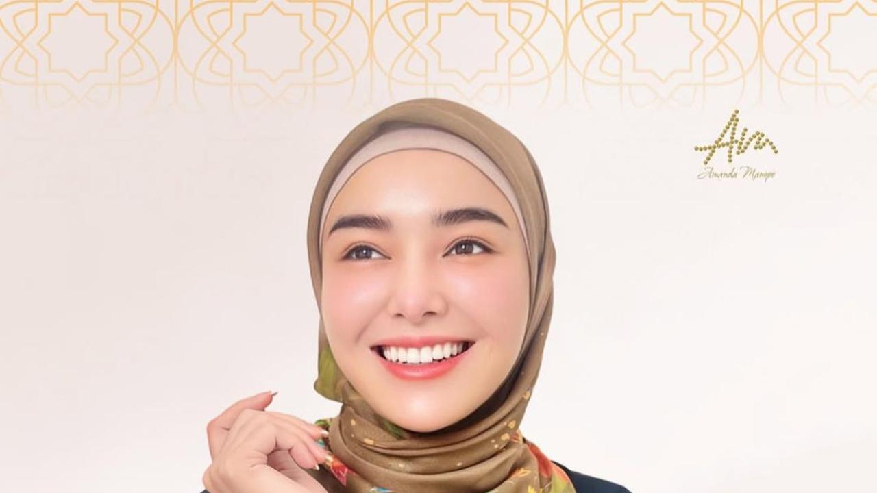 6 Potret Amanda Manopo Jadi Model Hijab untuk Bisnis Barunya, Tampil Cantik dan Elegan